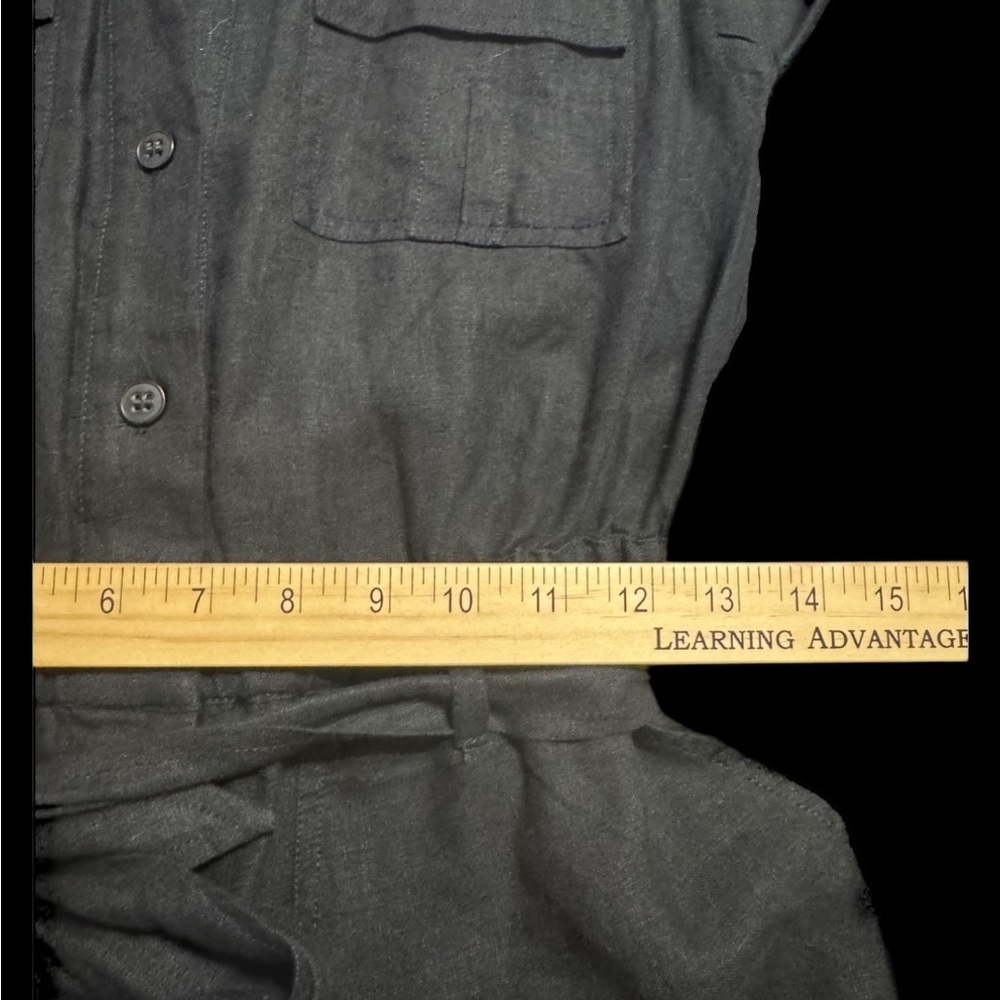 NWTs FRAME 100% Linen Button-Up Romper Size XS - Picture 7 of 9